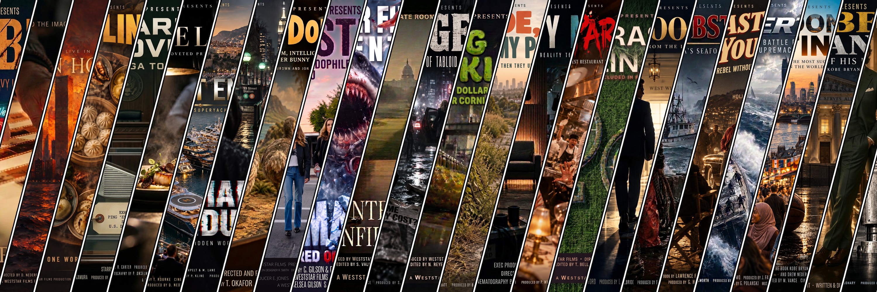 WestStar Films slate — all 26 films