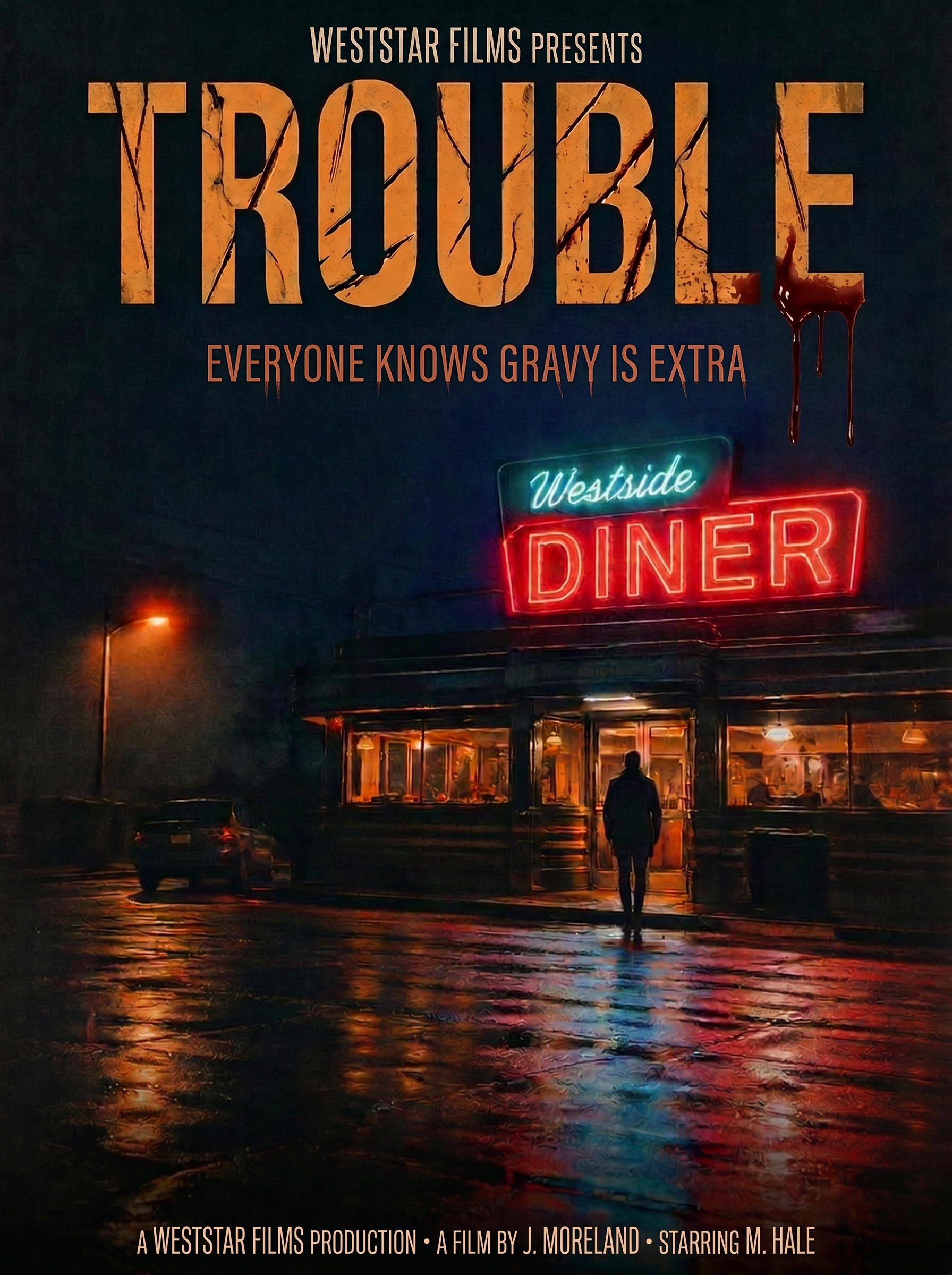 Trouble — film slate still