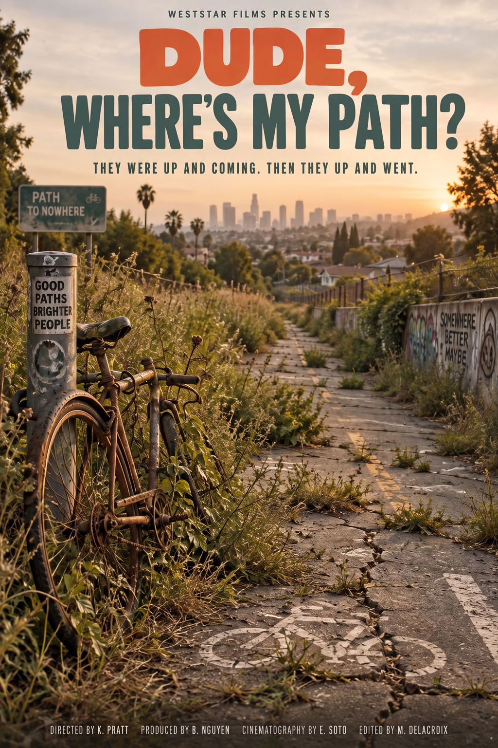 Dude, Where's My Path? — film slate still